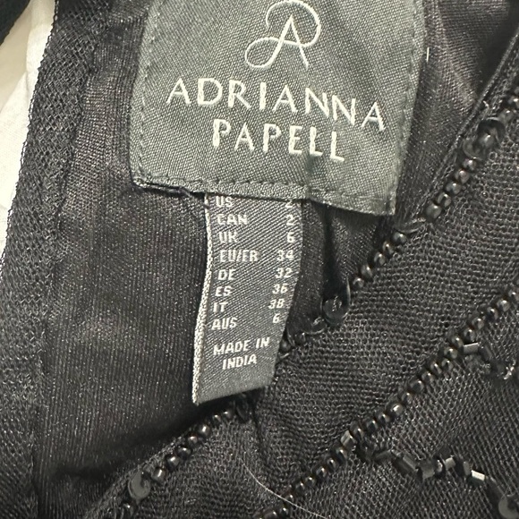 Adrianna Papell Beaded Gown size 2 EUC - Picture 4 of 4